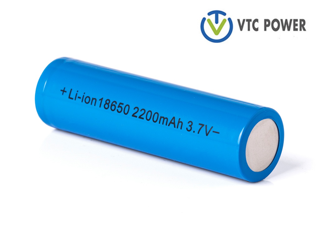 Li-ion 18650 2200mah 3.7v ریچارج ایبل لیتھیم بیٹری
